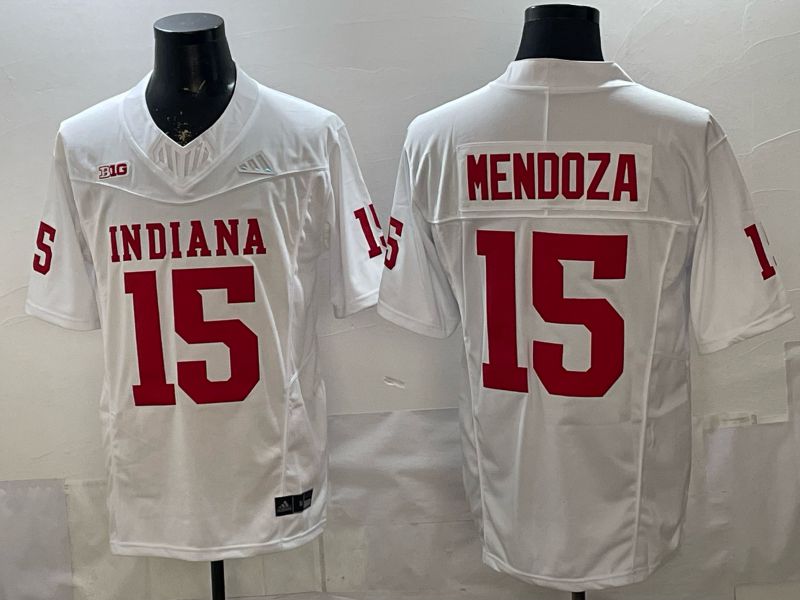 Men 2026 Ohio State Buckeyes #15 Mendoza White Limited NCAA Jersey 079->ncaa teams->NCAA Jersey